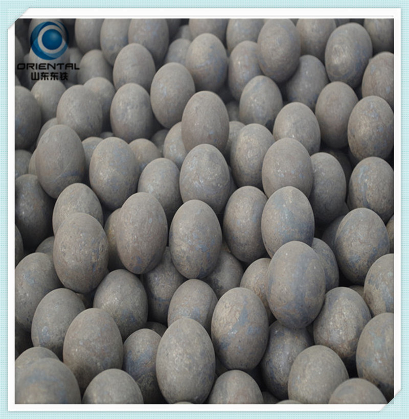 Grinding forged steel balls